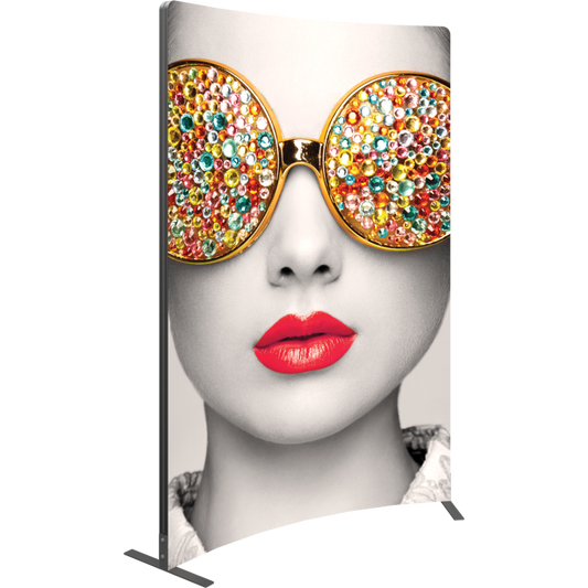 Vector Frame Curved 03 Fabric Banner Display