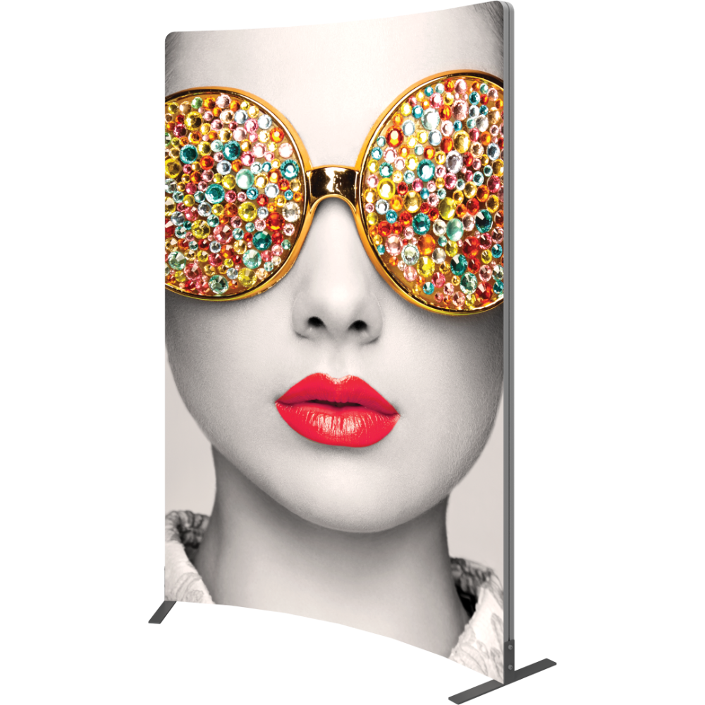 Vector Frame Curved 03 Fabric Banner Display