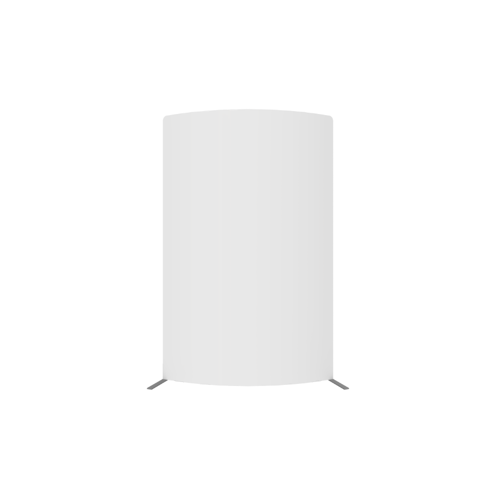 Vector Frame Curved 03 Fabric Banner Display