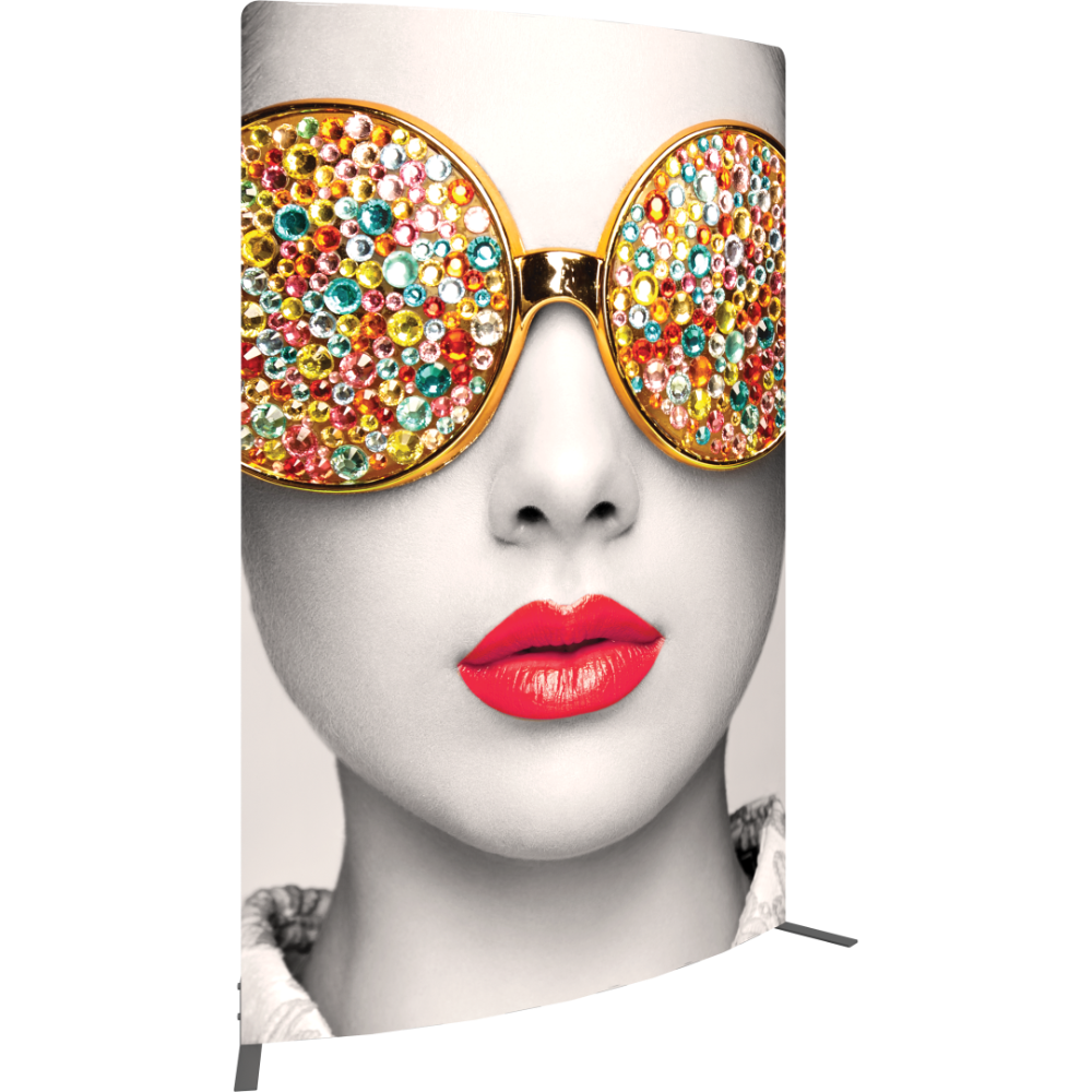 Vector Frame Curved 03 Fabric Banner Display