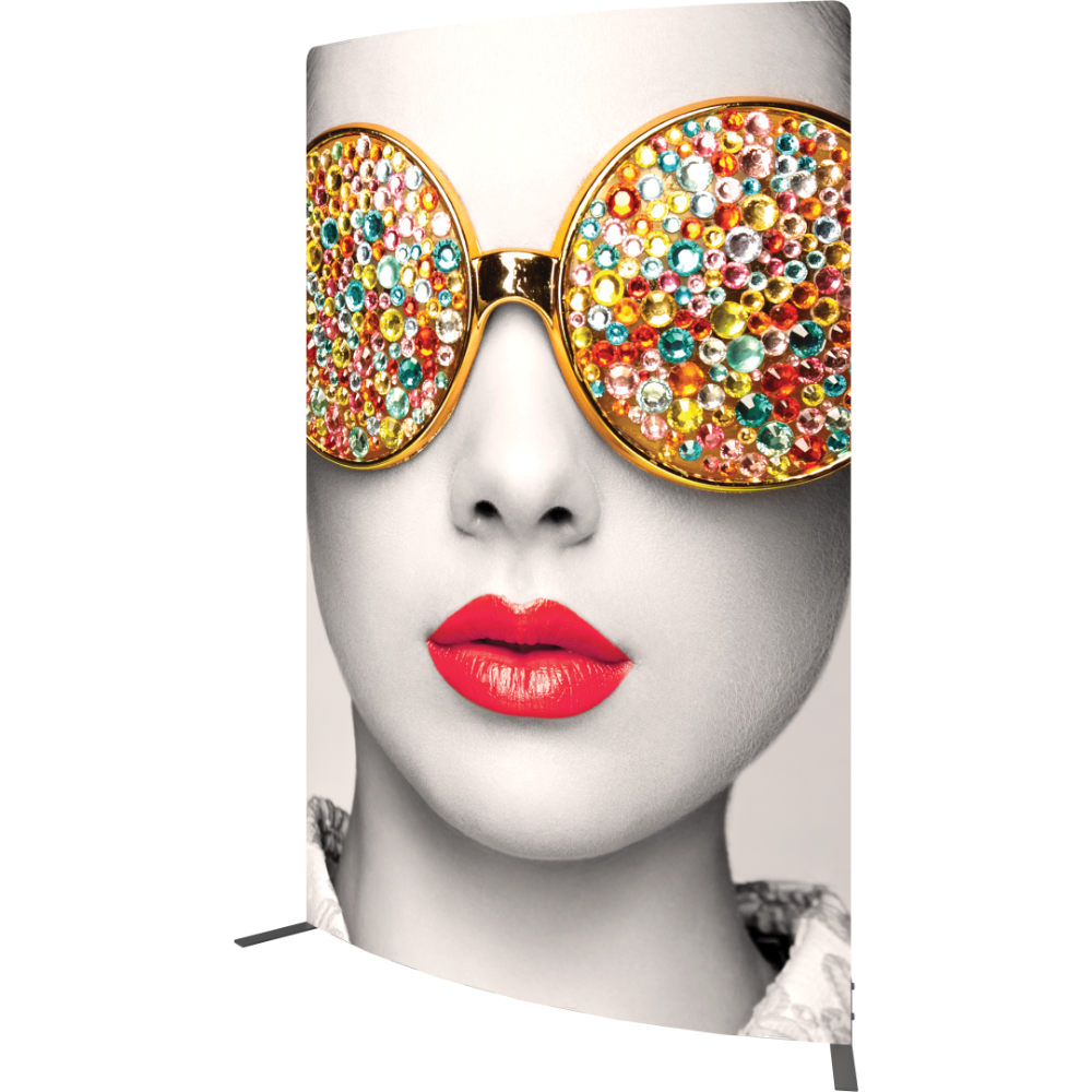 Vector Frame Curved 03 Fabric Banner Display