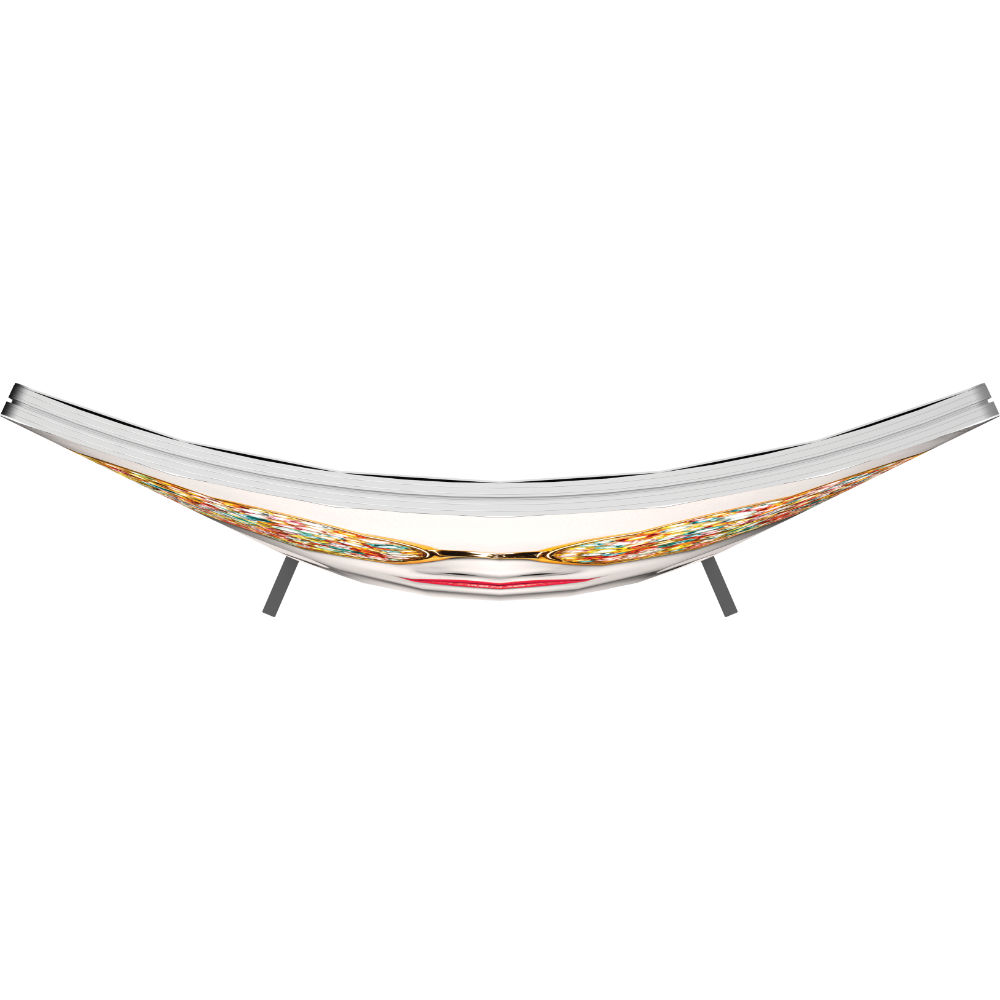 Vector Frame Curved 03 Fabric Banner Display