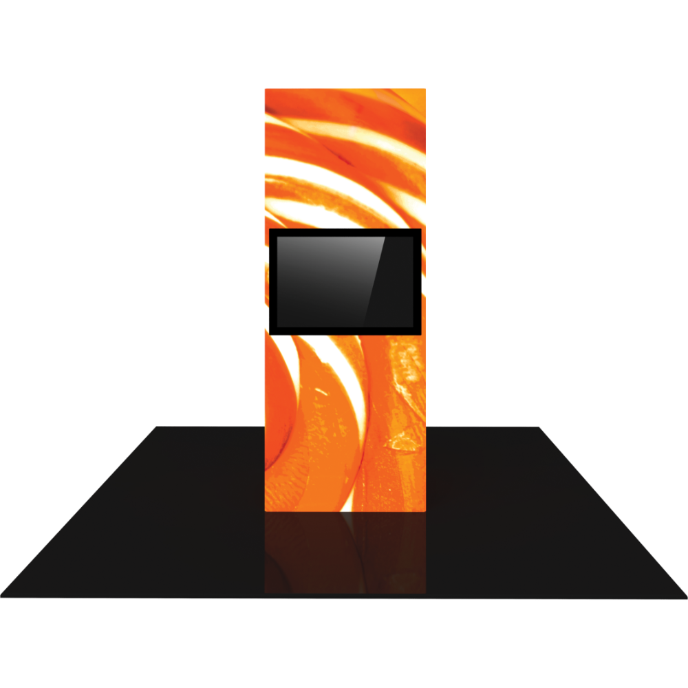 Vector Frame Modular Backlit Monitor Tower 01 (3' x 8')