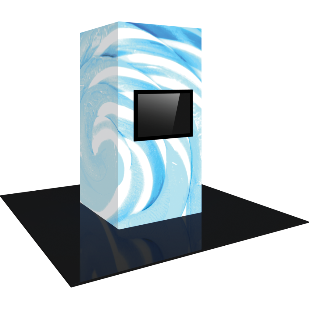 Vector Frame Modular Backlit Monitor Tower 02 (4' x 8')