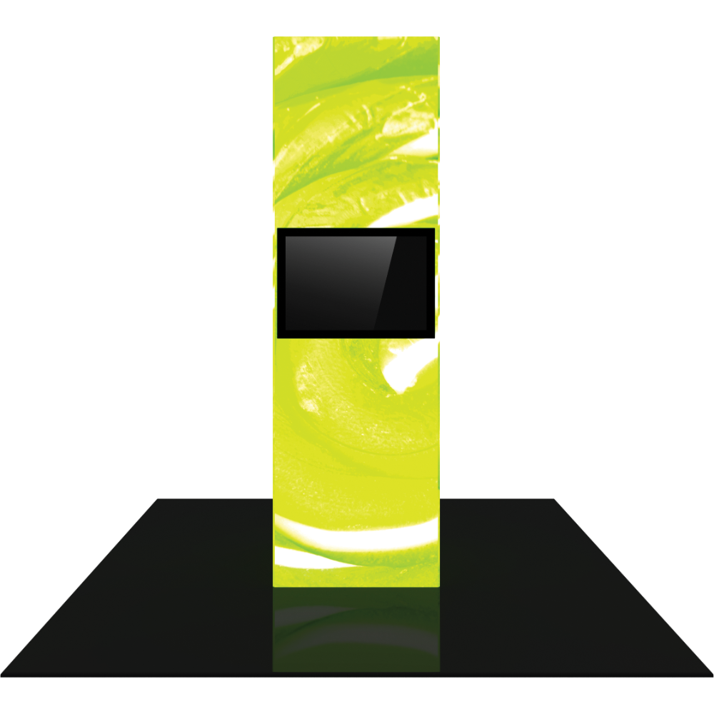 Vector Frame Modular Backlit Monitor Tower 03 (3' x 10')
