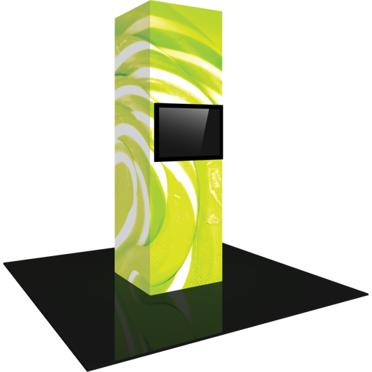 Vector Frame Modular Backlit Monitor Tower 03 (3' x 10')