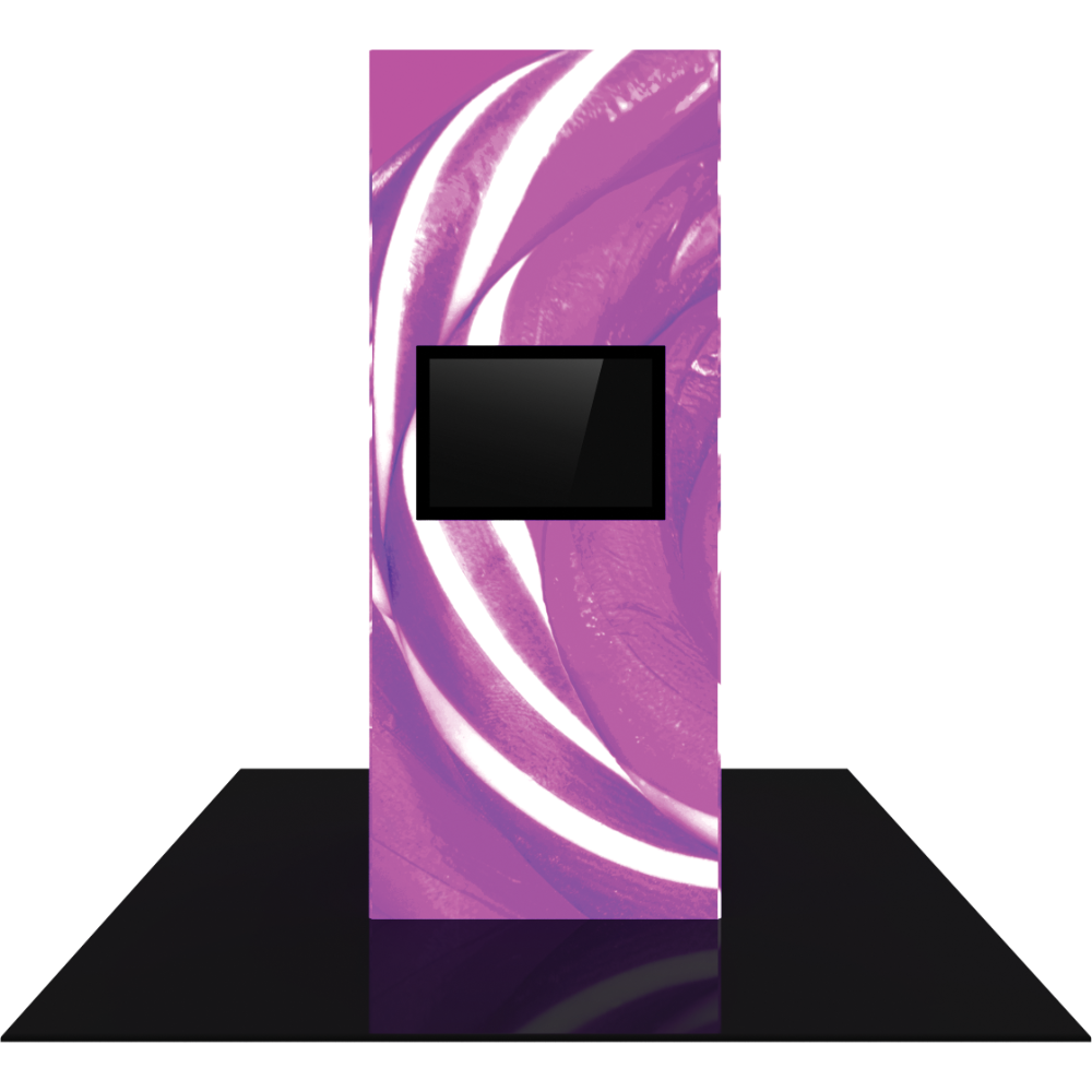 Vector Frame Modular Backlit Monitor Tower 04 (4' x 10')