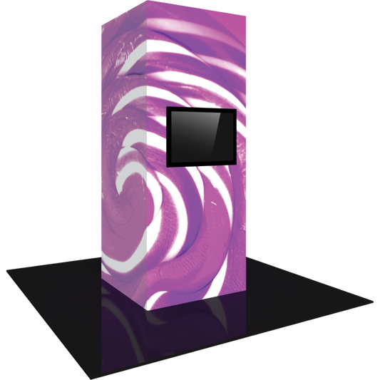 Vector Frame Modular Backlit Monitor Tower 04 (4' x 10')