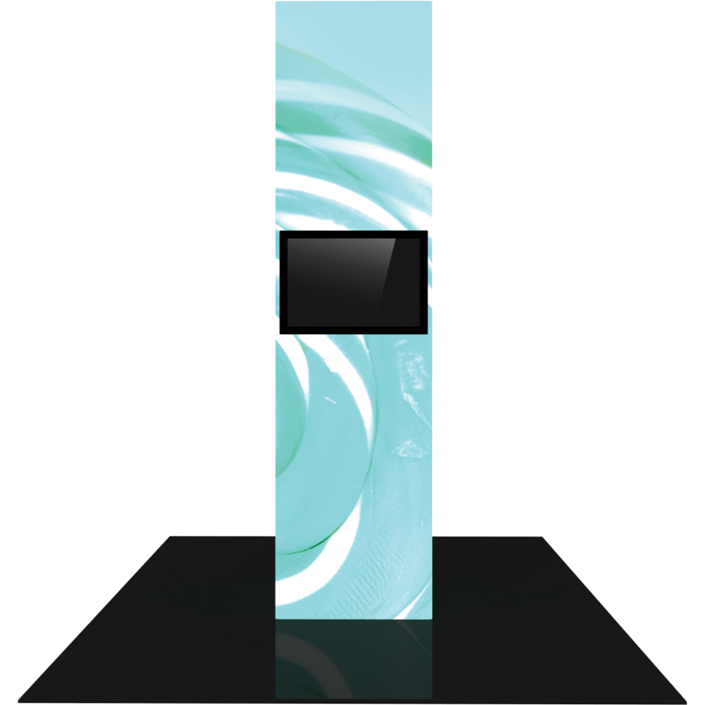Vector Frame Modular Backlit Monitor Tower 05 (3' x 12')
