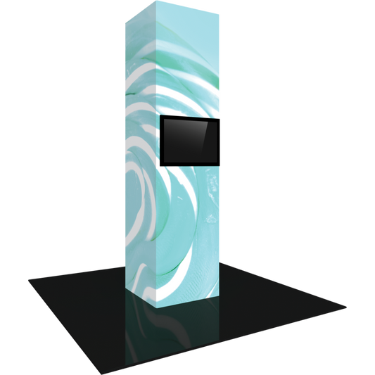 Vector Frame Modular Backlit Monitor Tower 05 (3' x 12')