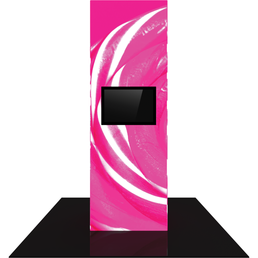 Vector Frame Modular Backlit Monitor Tower 06 (4' x 12')