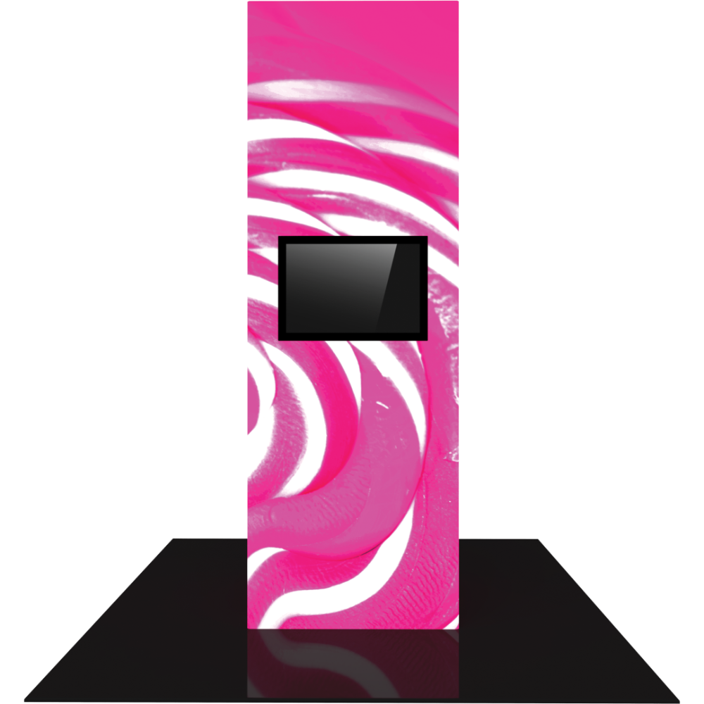 Vector Frame Modular Backlit Monitor Tower 06 (4' x 12')