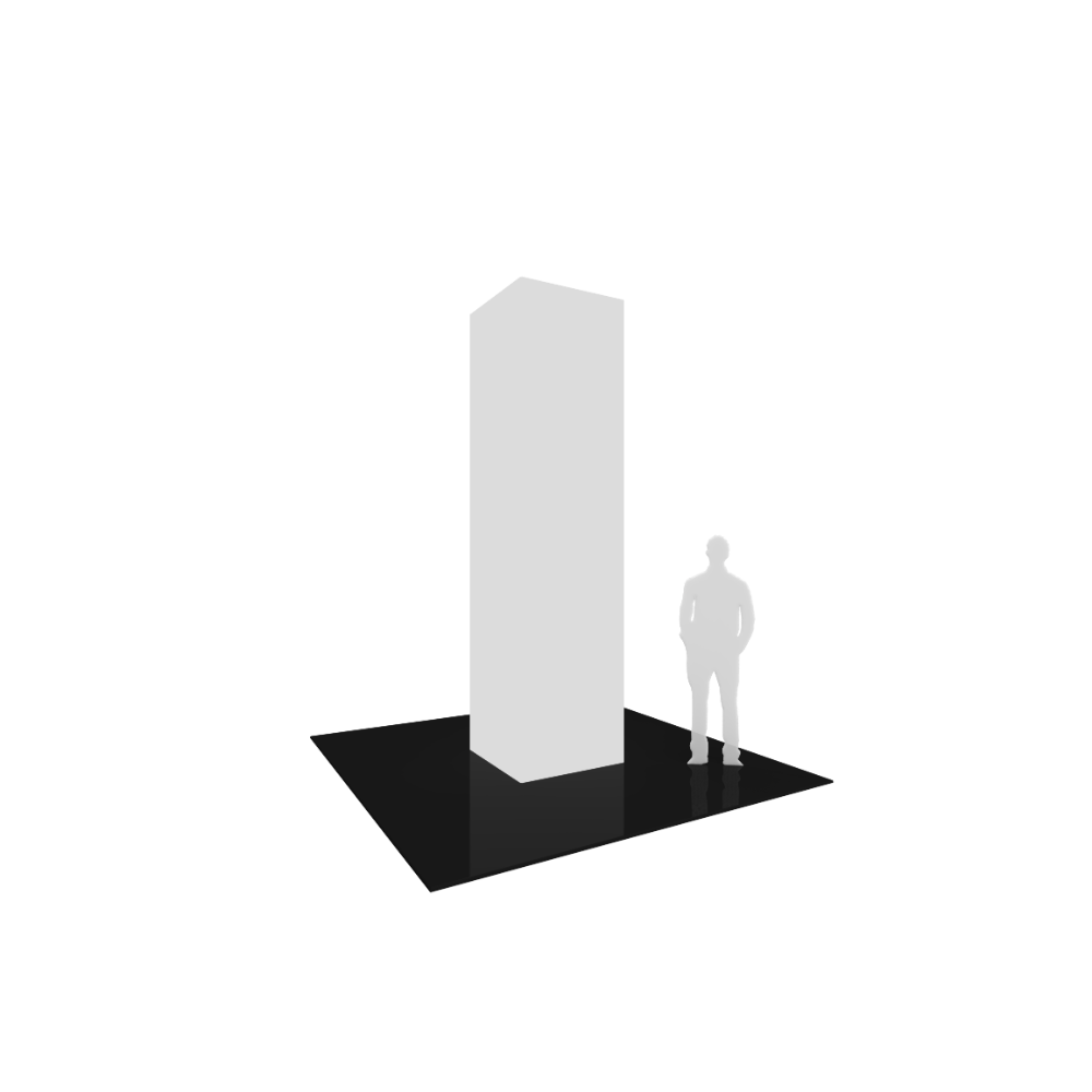 Vector Frame Modular Backlit Tower 05 (3' x 12')