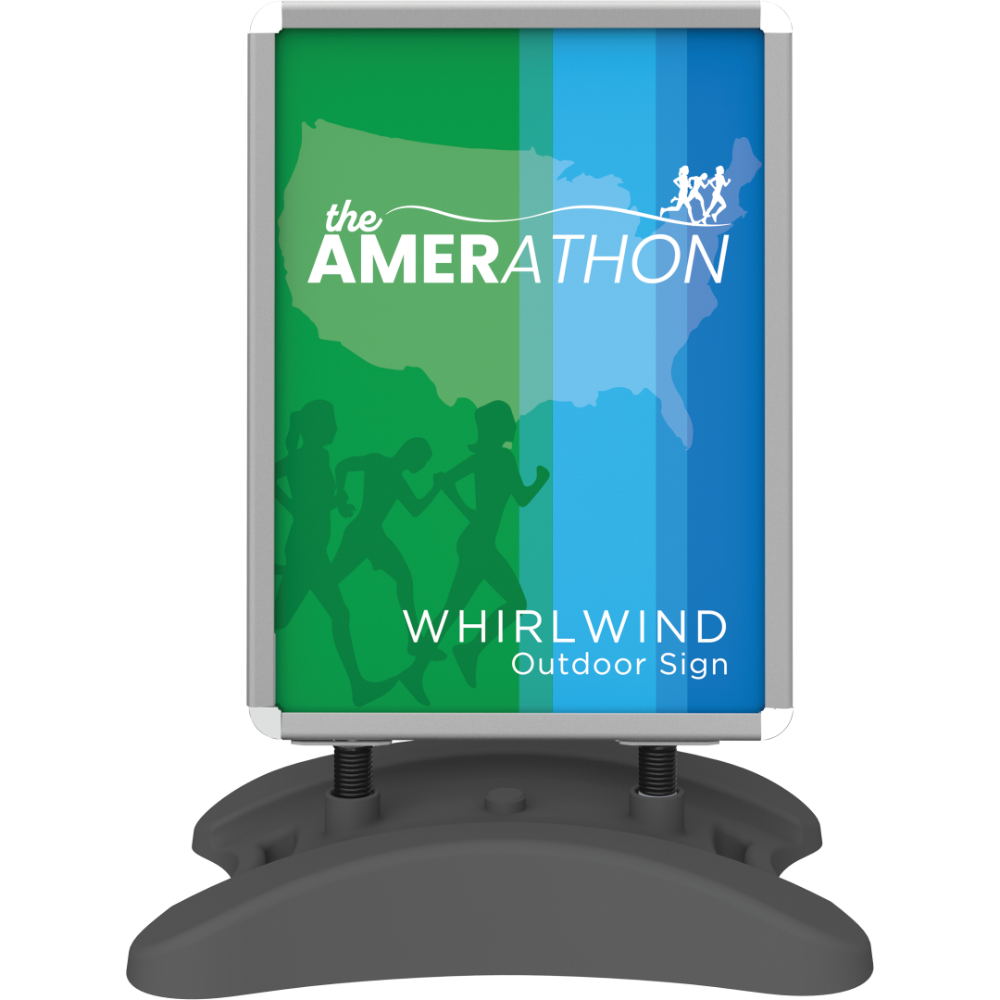 Whirlwind Outdoor Sign Stand