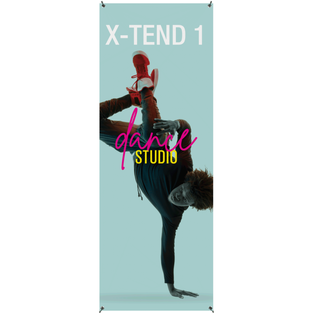 X-TEND 1 Spring Back Banner Stand