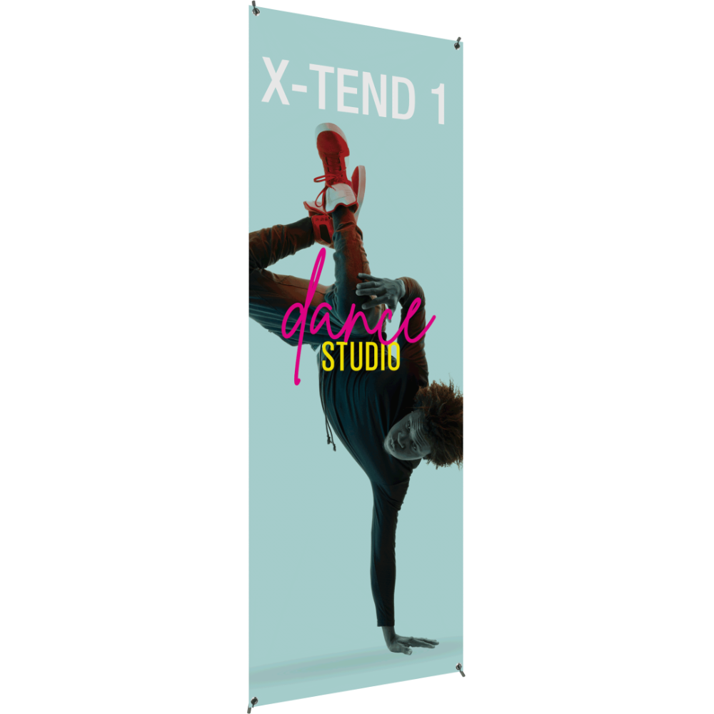 X-TEND 1 Spring Back Banner Stand