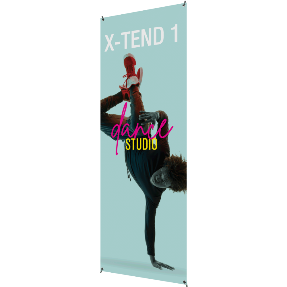 X-TEND 1 Spring Back Banner Stand