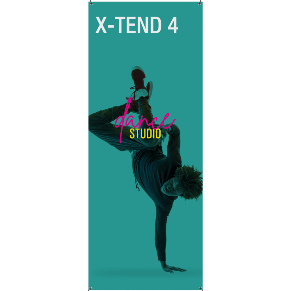X-TEND 4 Spring Back Banner Stand