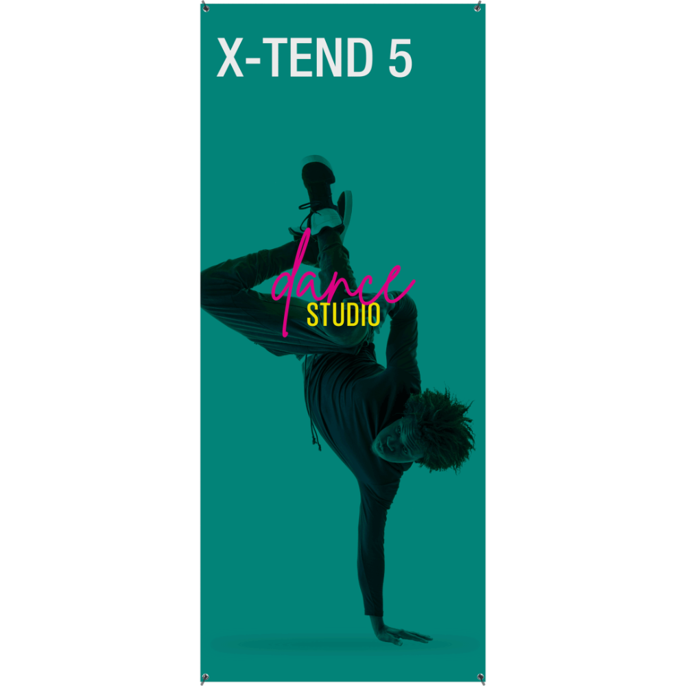 X-TEND 5 Spring Back Banner Stand