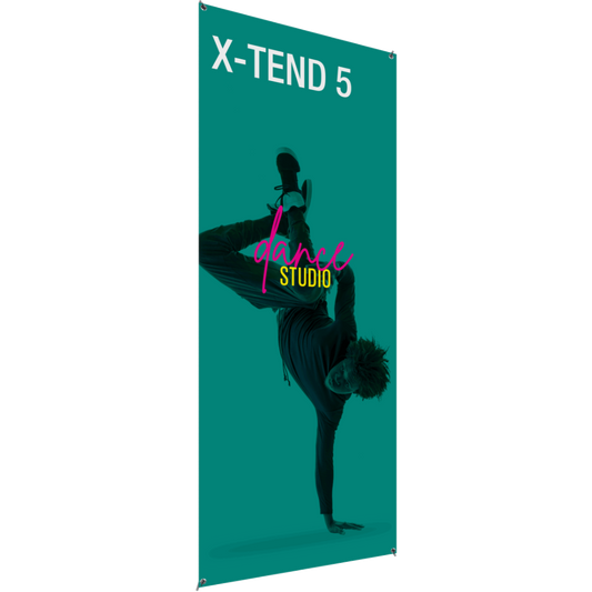 X-TEND 5 Spring Back Banner Stand