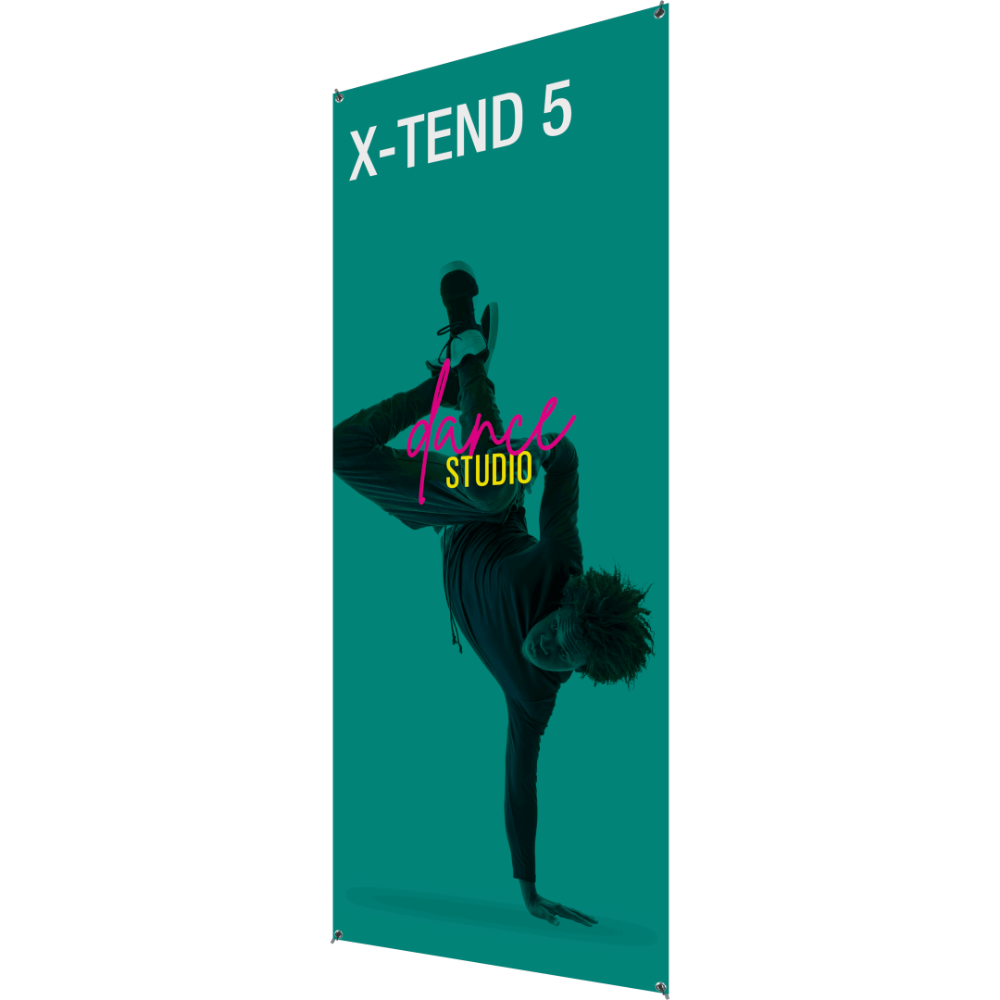 X-TEND 5 Spring Back Banner Stand