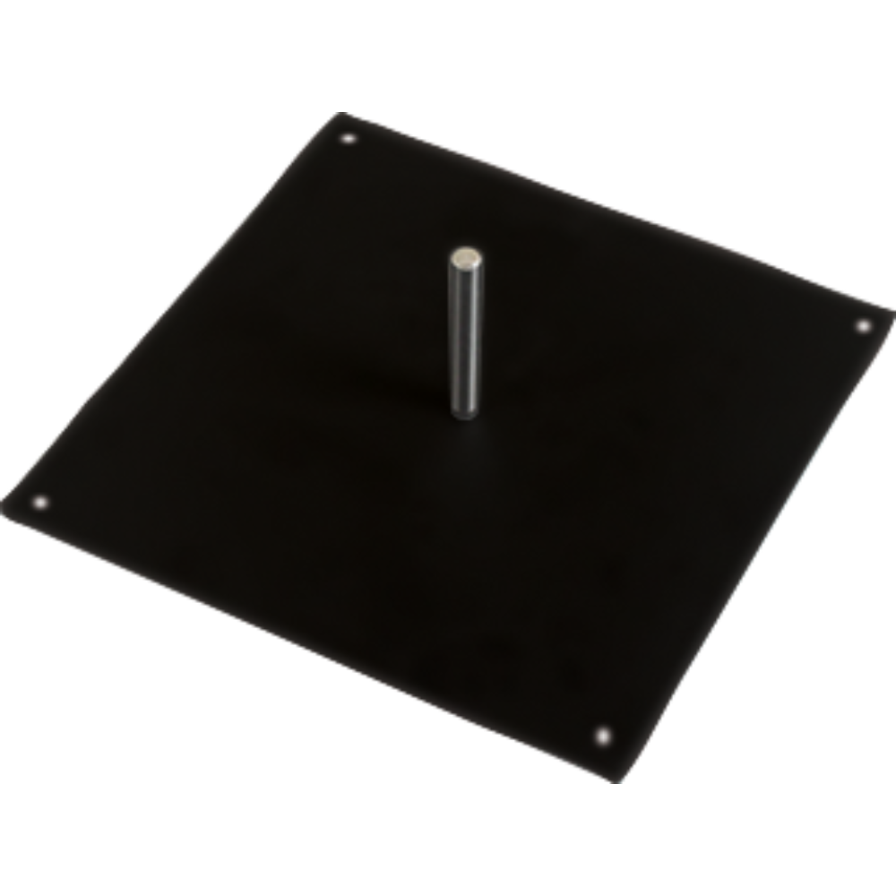 Zoom Flex Flag Steel Square Base