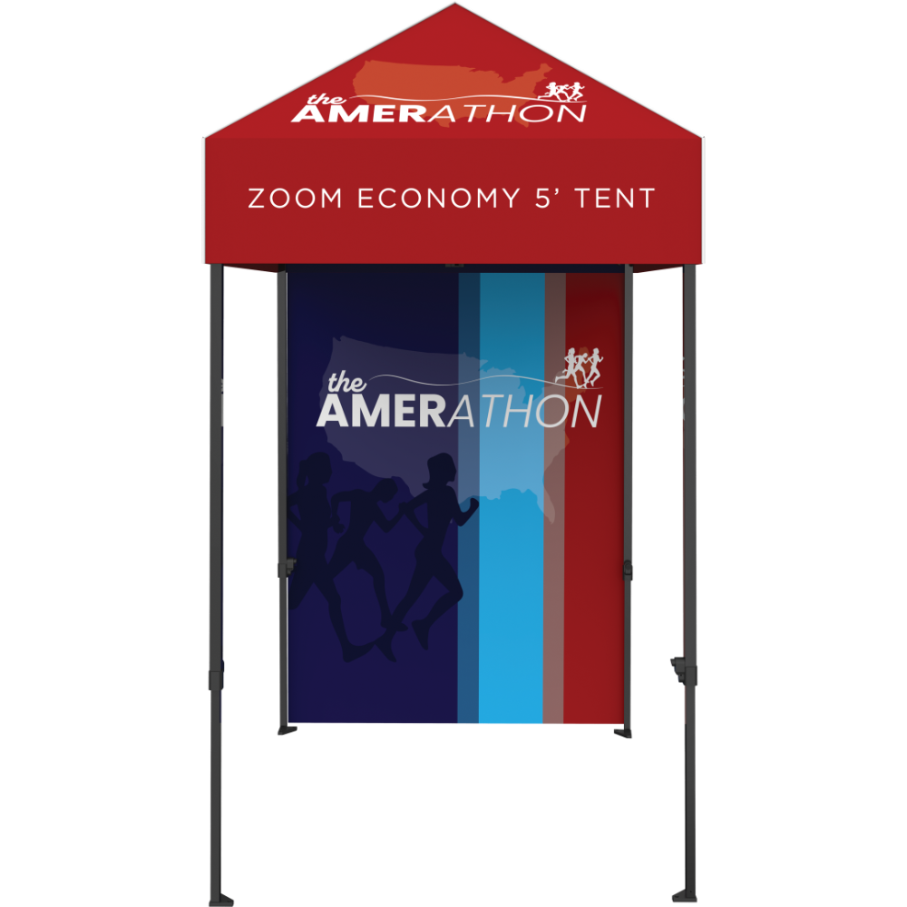Zoom Economy 5' Popup Tent Full Wall