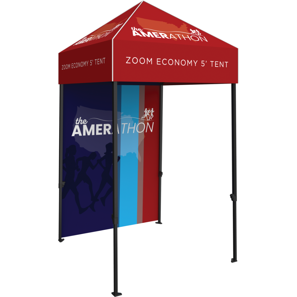 Zoom Economy 5' Popup Tent Full Wall
