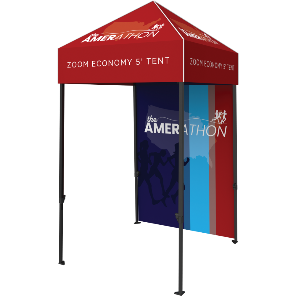 Zoom Economy 5' Popup Tent Full Wall