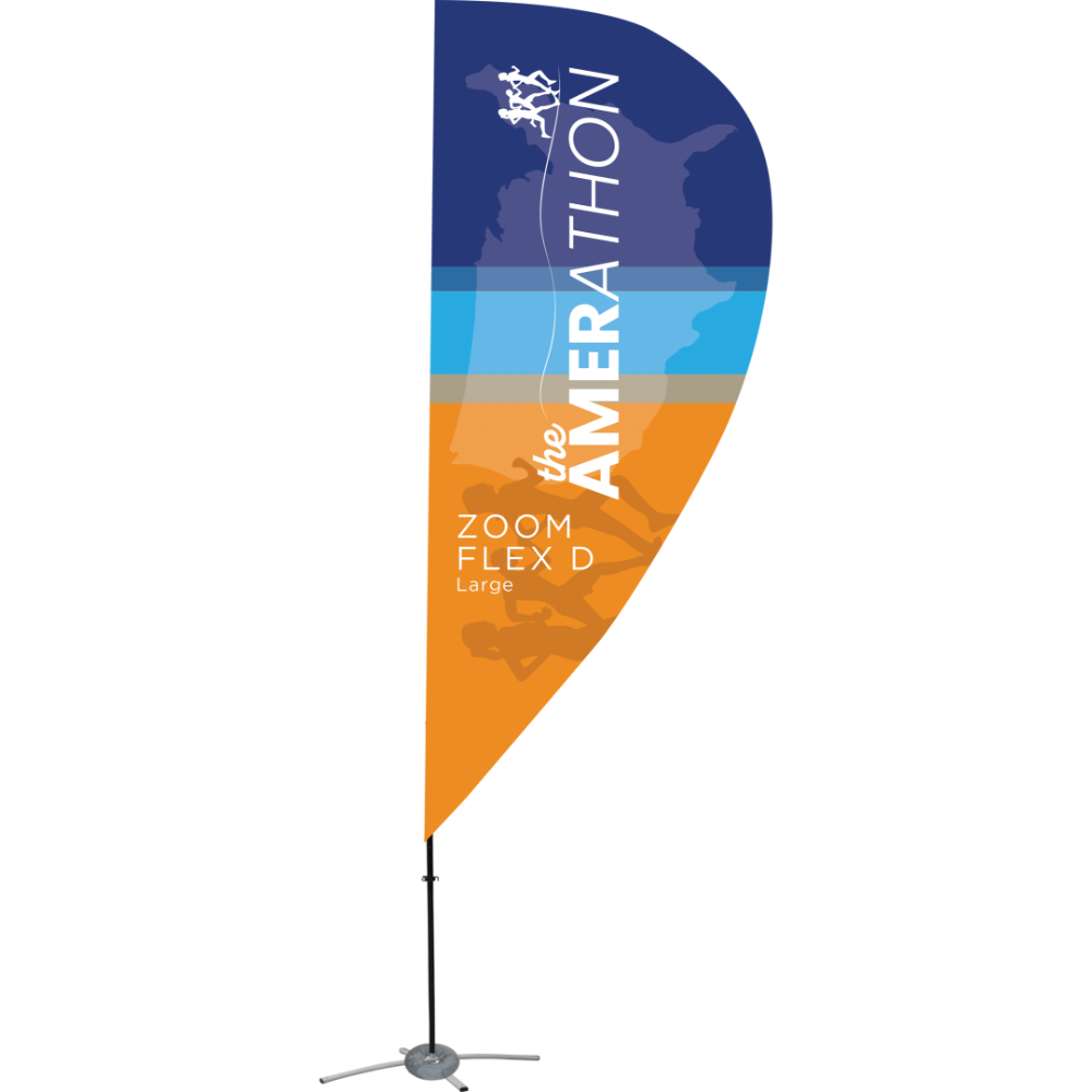 Zoom Flex D-Shaped Flag Small