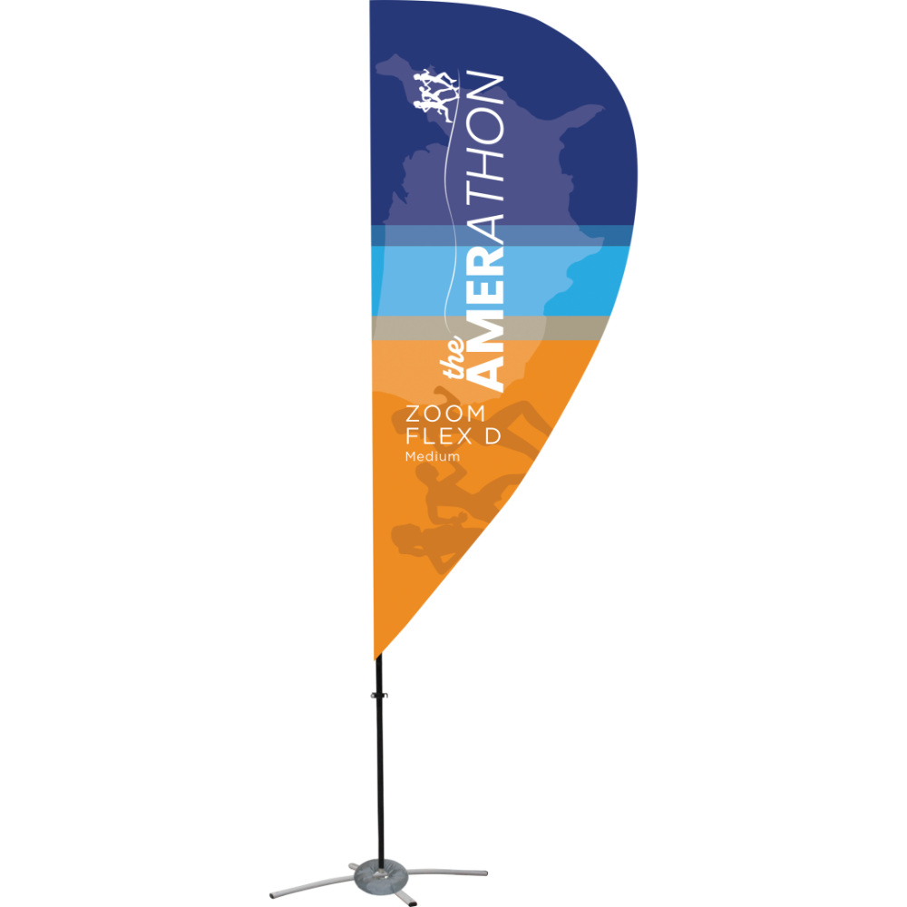 Zoom Flex D-Shaped Flag Small