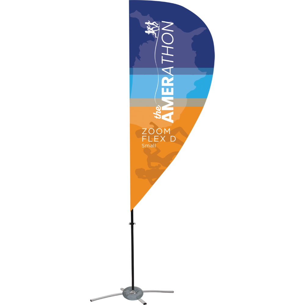 Zoom Flex D-Shaped Flag Large